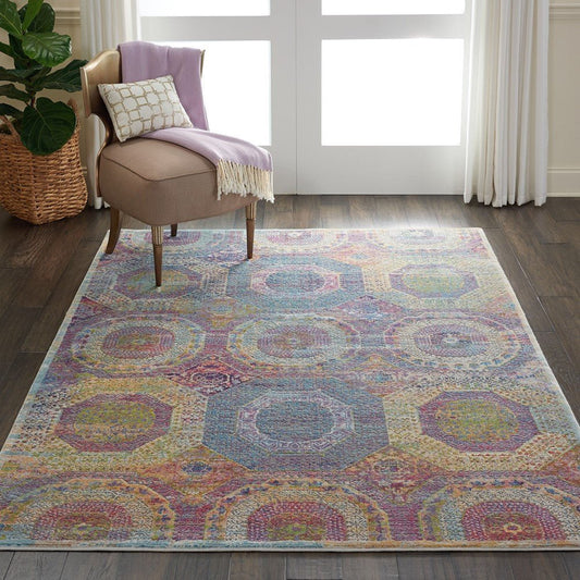 Nourison Ankara ANR05 Multi Rug - Love-Rugs alternate image
