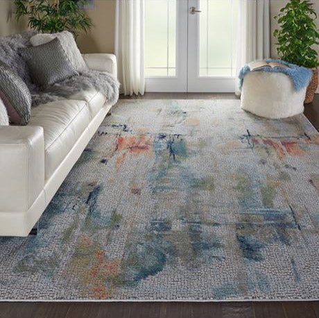 Nourison Ankara ANR09 Ivory Multi Rug - Love-Rugs