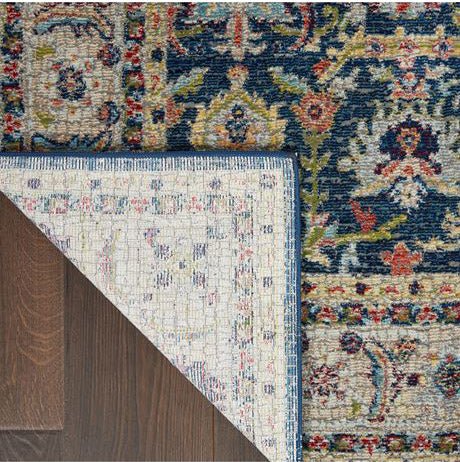 Nourison Ankara ANR13 Navy Multicolour Rug - Love-Rugs alternate image