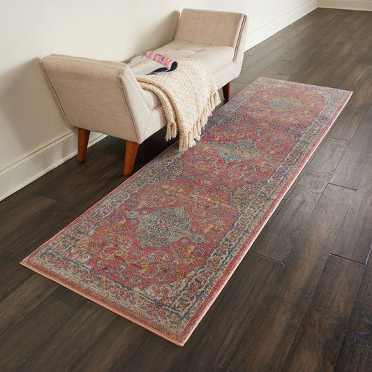 Nourison Ankara Global ANR01 Multi Runner Rug - Love-Rugs