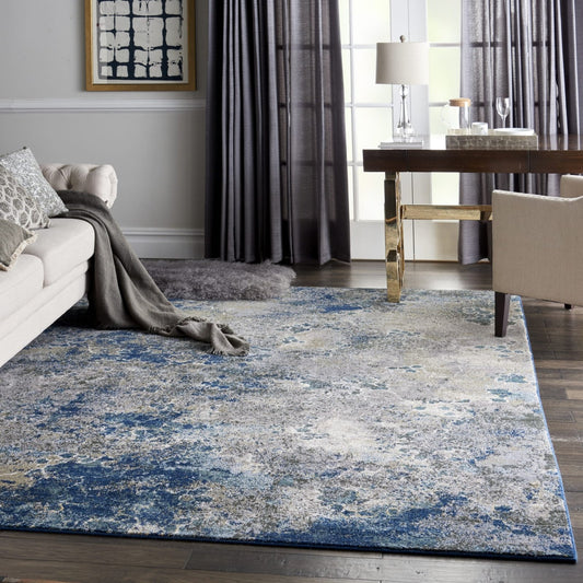 Nourison Artworks ATW02 BLUE/GREY Rug - Love-Rugs alternate image