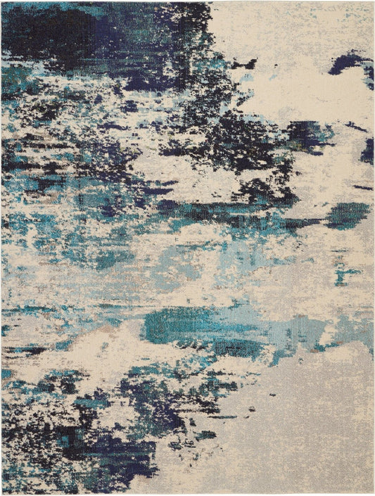 Nourison Celestial CES02 Ivory Blue Rug - Love-Rugs alternate image