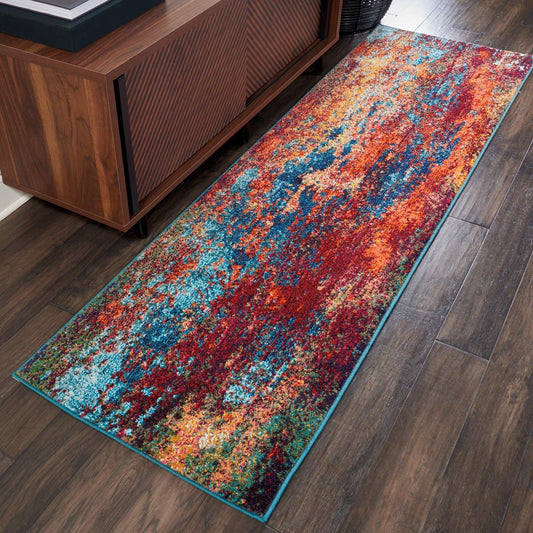 Nourison Celestial CES08 ATLANTIC Runner Rug - Love-Rugs alternate image