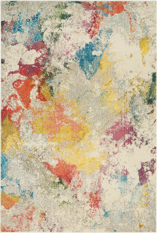 Nourison Celestial CES12 Ivory Multi Rug - Love-Rugs alternate image