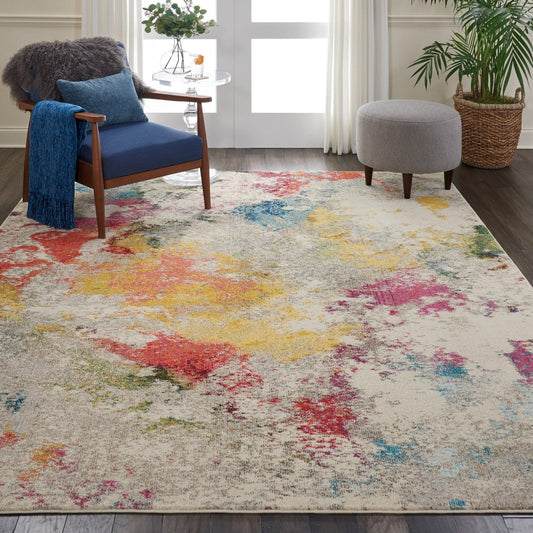 Nourison Celestial CES12 Ivory Multi Rug - Love-Rugs