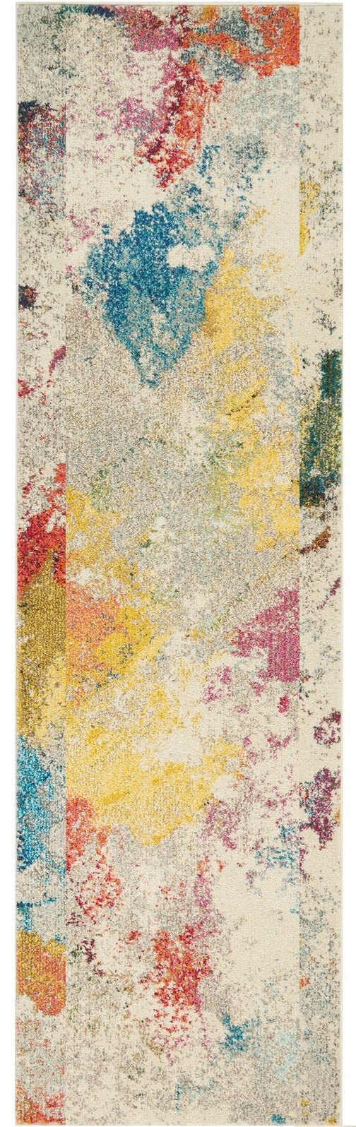 Nourison Celestial CES12 Ivory/Multi Runner Rug - Love-Rugs