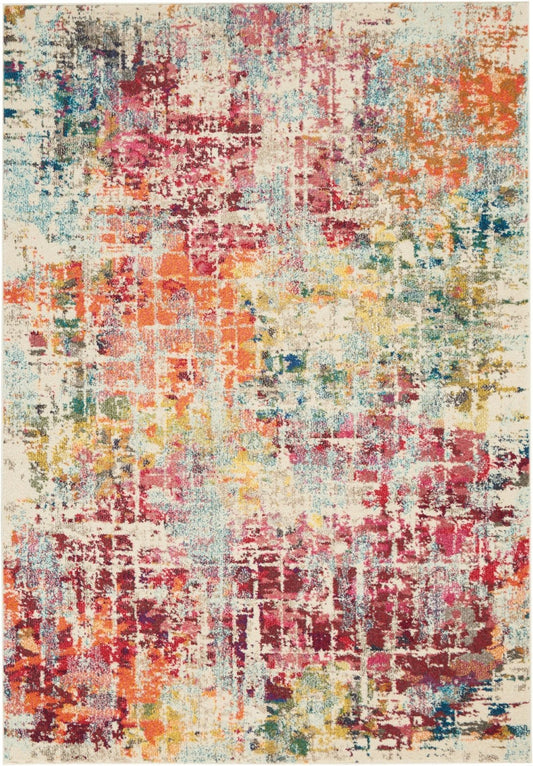 Nourison Celestial CES13 Pink Multi Rug - Love-Rugs alternate image
