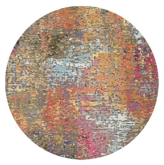 Nourison Celestial CES14 Sunset Round Rug - Love-Rugs