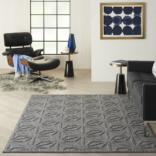 Nourison Cozumel CZM01 Dark Grey Rug - Love-Rugs alternate image