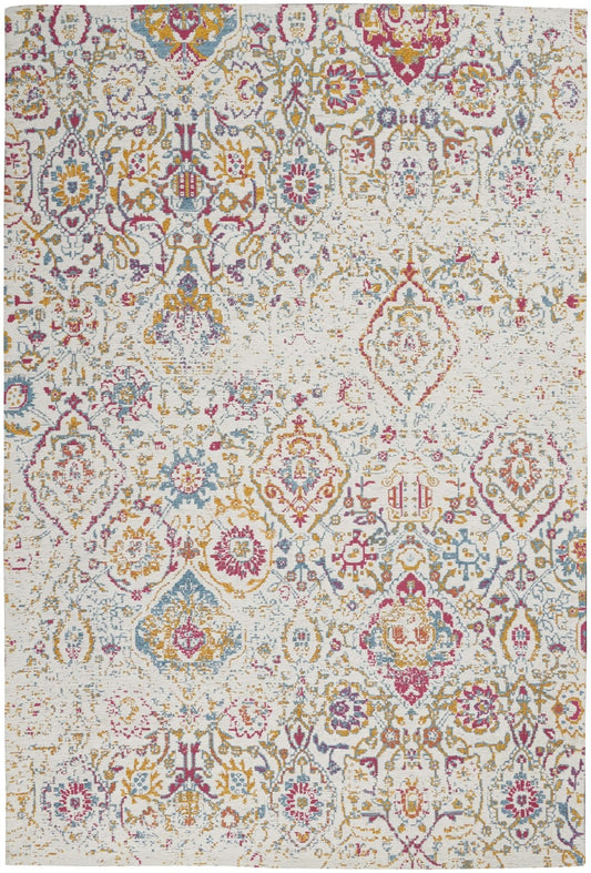 Nourison Damask DAS06 Multi Rug - Love-Rugs