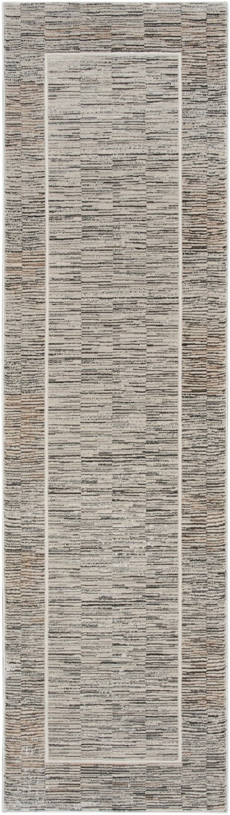 Nourison Desire DSR02 Charcoal Grey Runner Rug - Love-Rugs