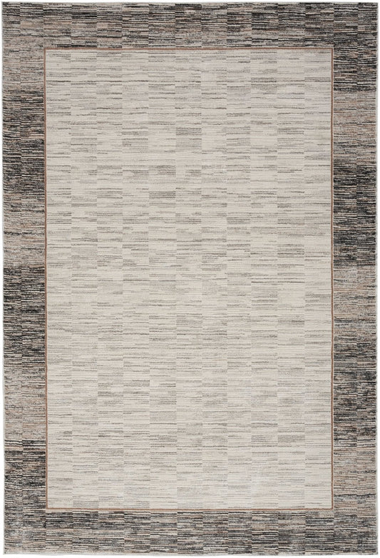Nourison Desire DSR02 Grey Black Rug - Love-Rugs