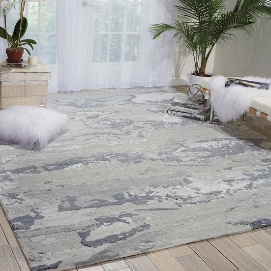 Nourison Divine DIV04 Slate Rug - Love-Rugs