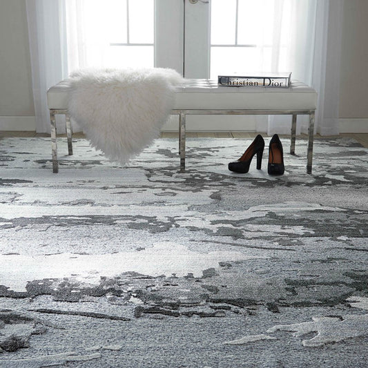 Nourison Divine DIV07 Smoke Rug - Love-Rugs