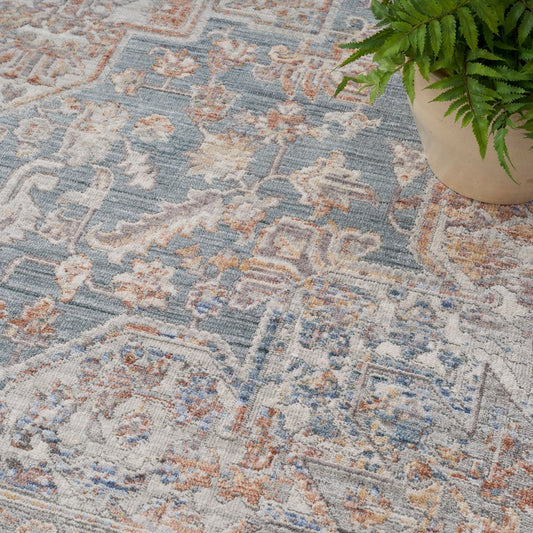 Nourison Elegant Heirlooms ELH01 IVBLU Rug - Love-Rugs alternate image