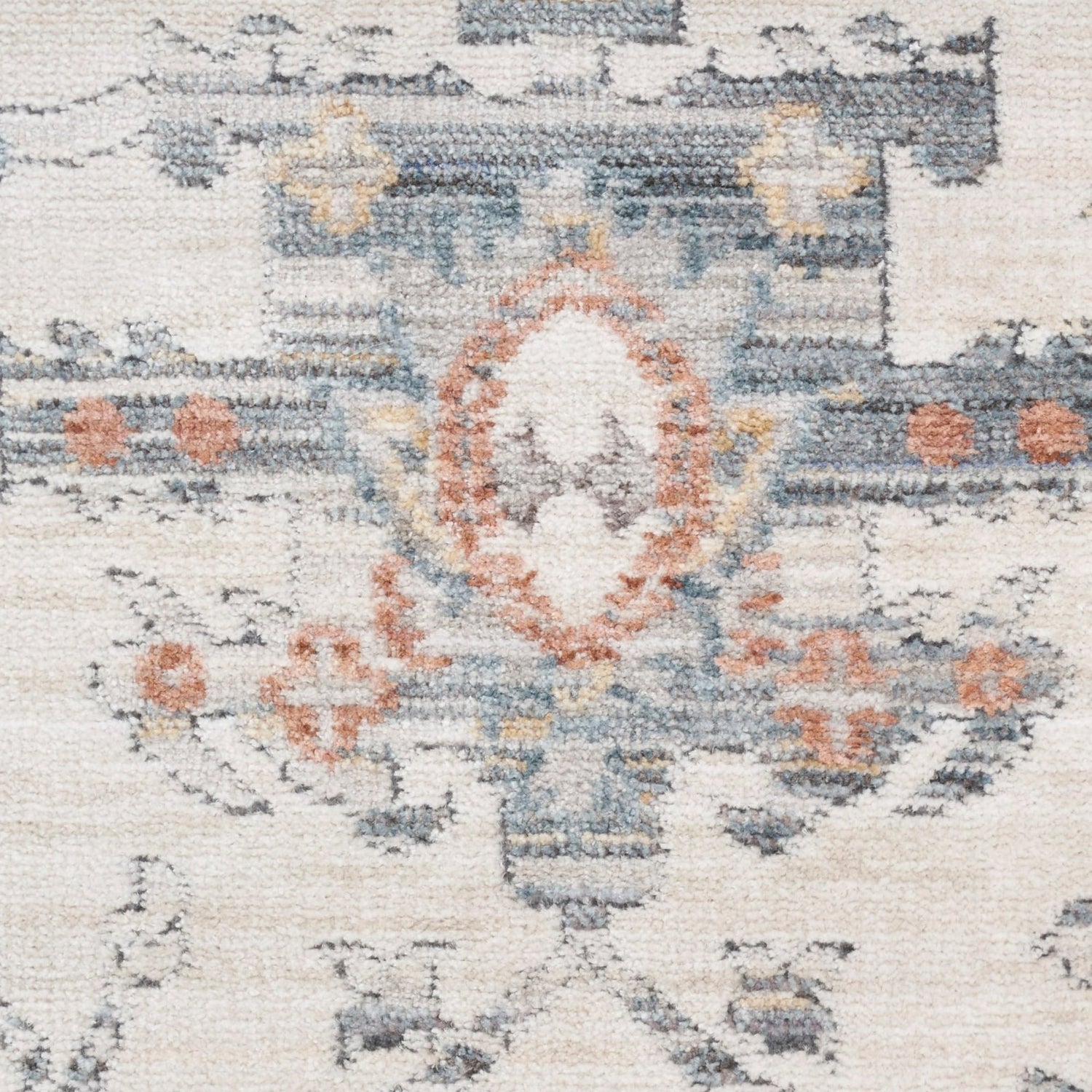 Nourison Elegant Heirlooms ELH02 IVGRY Runner Rug - Love-Rugs