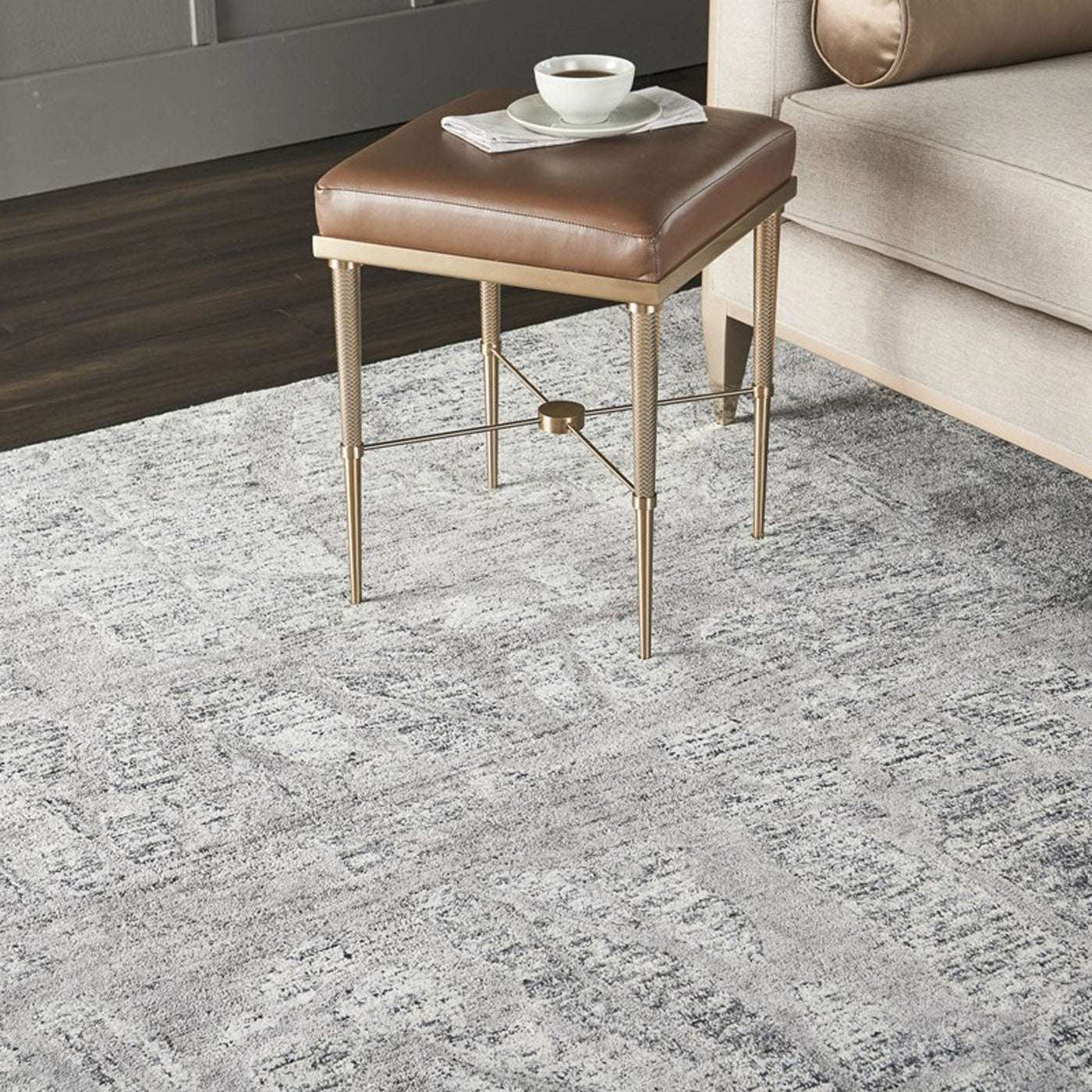 Gemstone Rug Nourison Gemstone GEM03 Hematite Rug – Love-Rugs