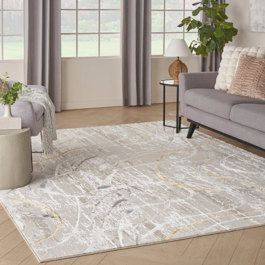 Nourison Glitz GLZ01 IVMTC Rug - Love-Rugs alternate image