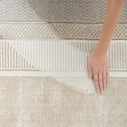 Nourison Glitz GLZ07 IVORY Runner Rug - Love-Rugs alternate image