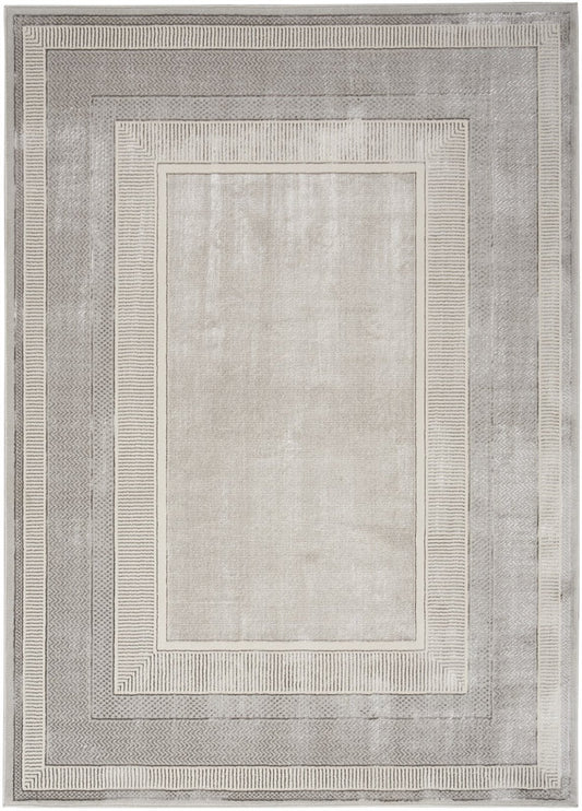 Nourison Glitz GLZ07 Silver Rug - Love-Rugs