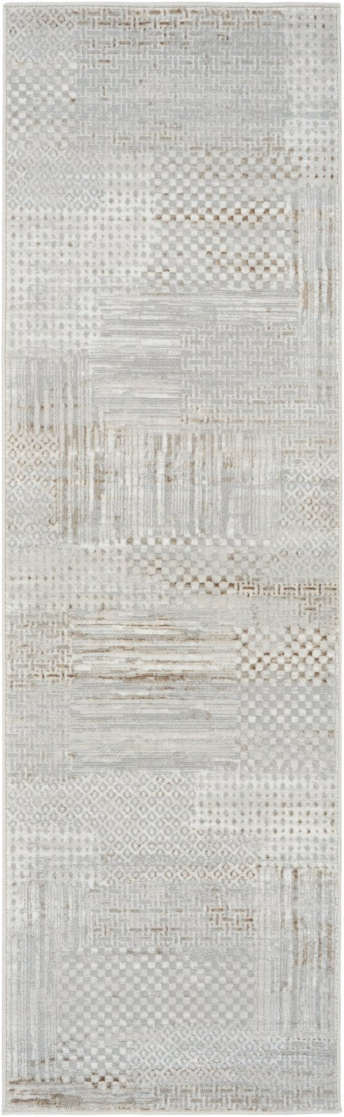 Nourison Glitz GLZ09 SILGY Runner Rug - Love-Rugs