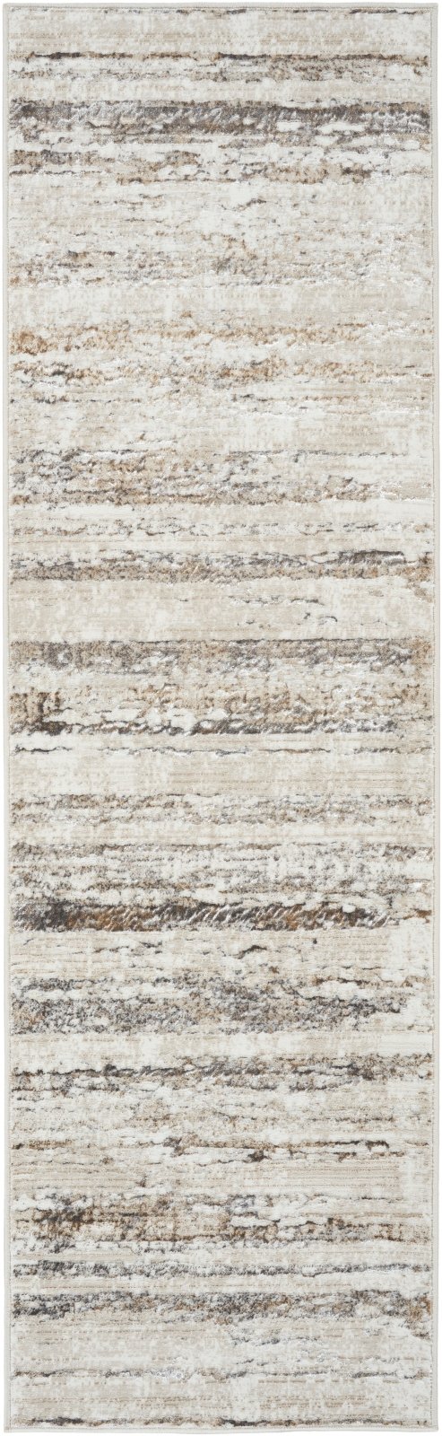 Nourison Glitz GLZ10 CRMGY Runner Rug - Love-Rugs