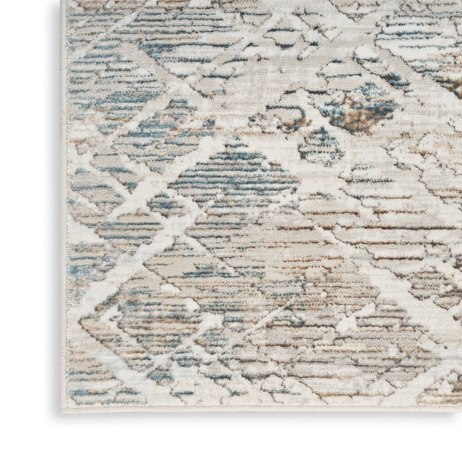 Nourison Glitz GLZ11 GRYMT Runner Rug - Love-Rugs