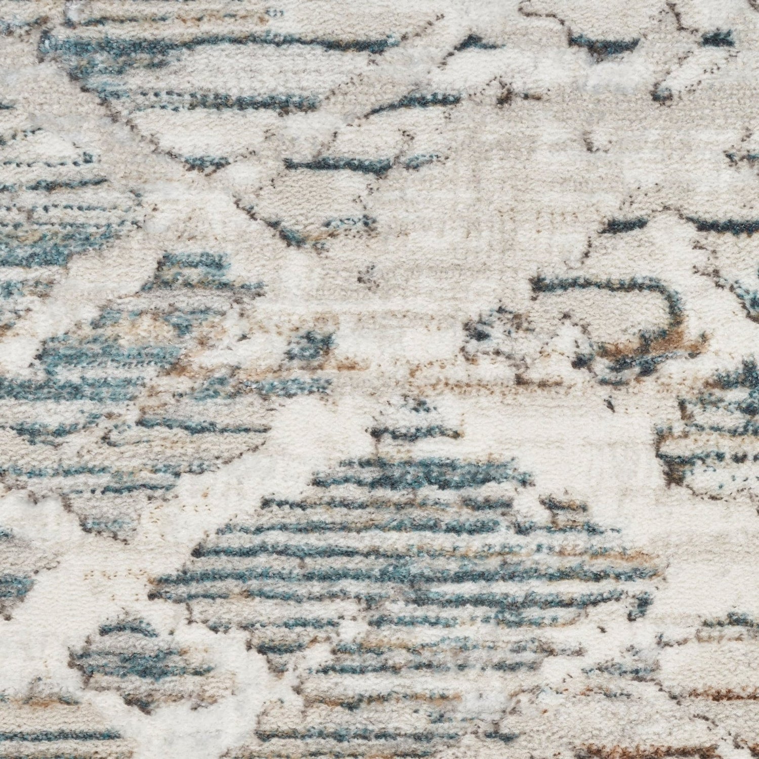 Nourison Glitz GLZ11 GRYMT Runner Rug - Love-Rugs