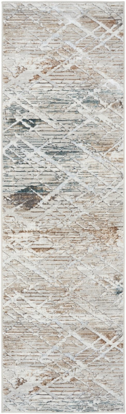 Nourison Glitz GLZ11 GRYMT Runner Rug - Love-Rugs