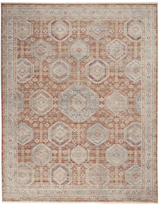 Nourison Homestead HMS01 Brick Rug - Love-Rugs