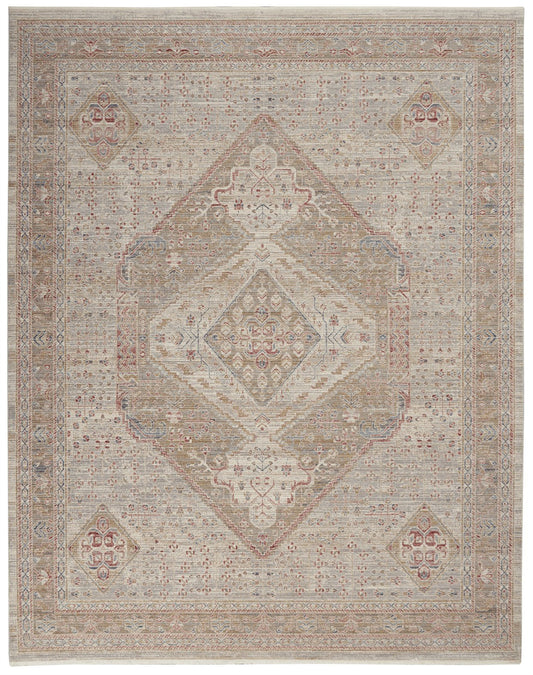 Nourison Homestead HMS03 Beige / Grey Rug - Love-Rugs