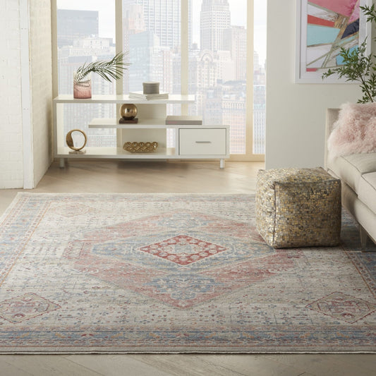 Nourison Homestead HMS03 Blue / Grey Rug - Love-Rugs alternate image