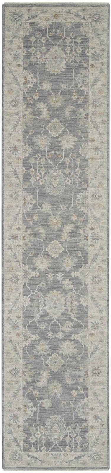 Nourison Infinite IFT03 Charcoal Runner Rug - Love-Rugs