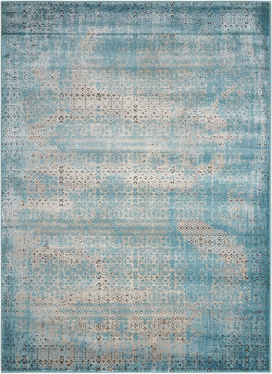 Nourison Karma KRM01 BLU Blue Rug - Love-Rugs alternate image