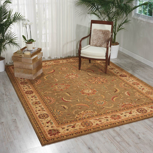 Nourison Living Treasures LI04 GRE Green Rug - Love-Rugs