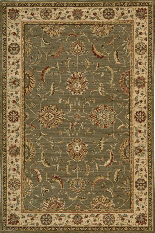Nourison Living Treasures LI04 GRE Green Rug - Love-Rugs alternate image