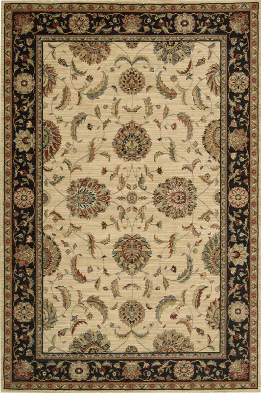 Nourison Living Treasures LI04 IBK Ivory Black Rug - Love-Rugs alternate image