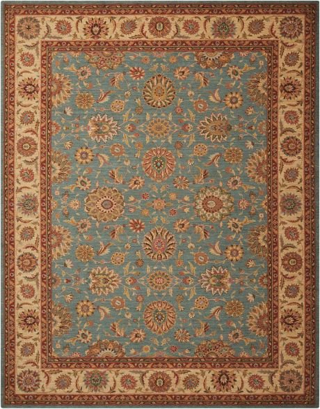 Nourison Living Treasures LI05 Aqua Rug - Love-Rugs