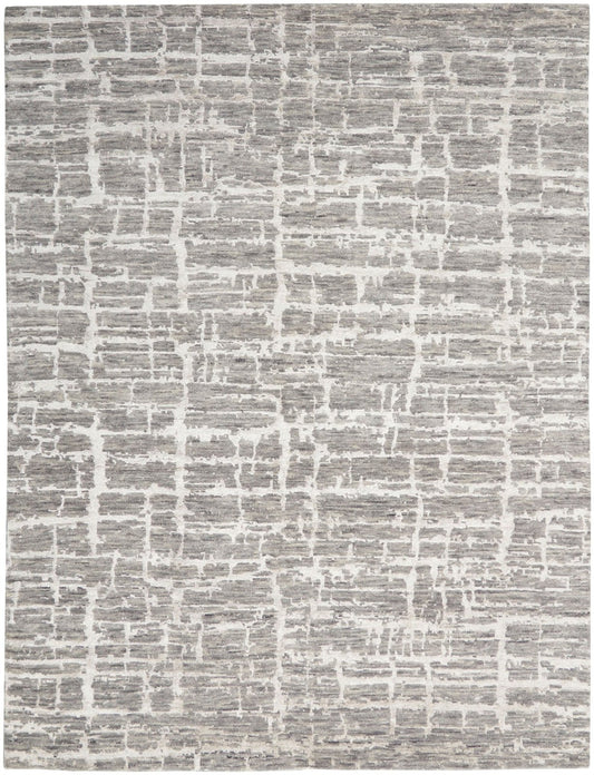 Nourison Luna LUN02 Grey Silver Rug - Love-Rugs