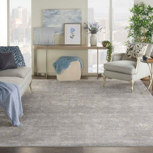 Nourison Lustrous Weave LUW02 Grey / Beige Rug - Love-Rugs alternate image