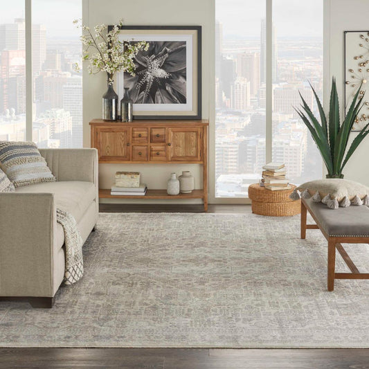 Nourison Lustrous Weave LUW02 Ivory / Beige Rug - Love-Rugs alternate image