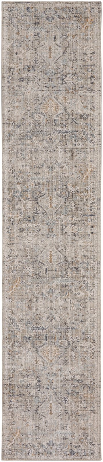 Nourison Lynx LNX02 Ivory Taupe Runner Rug - Love-Rugs