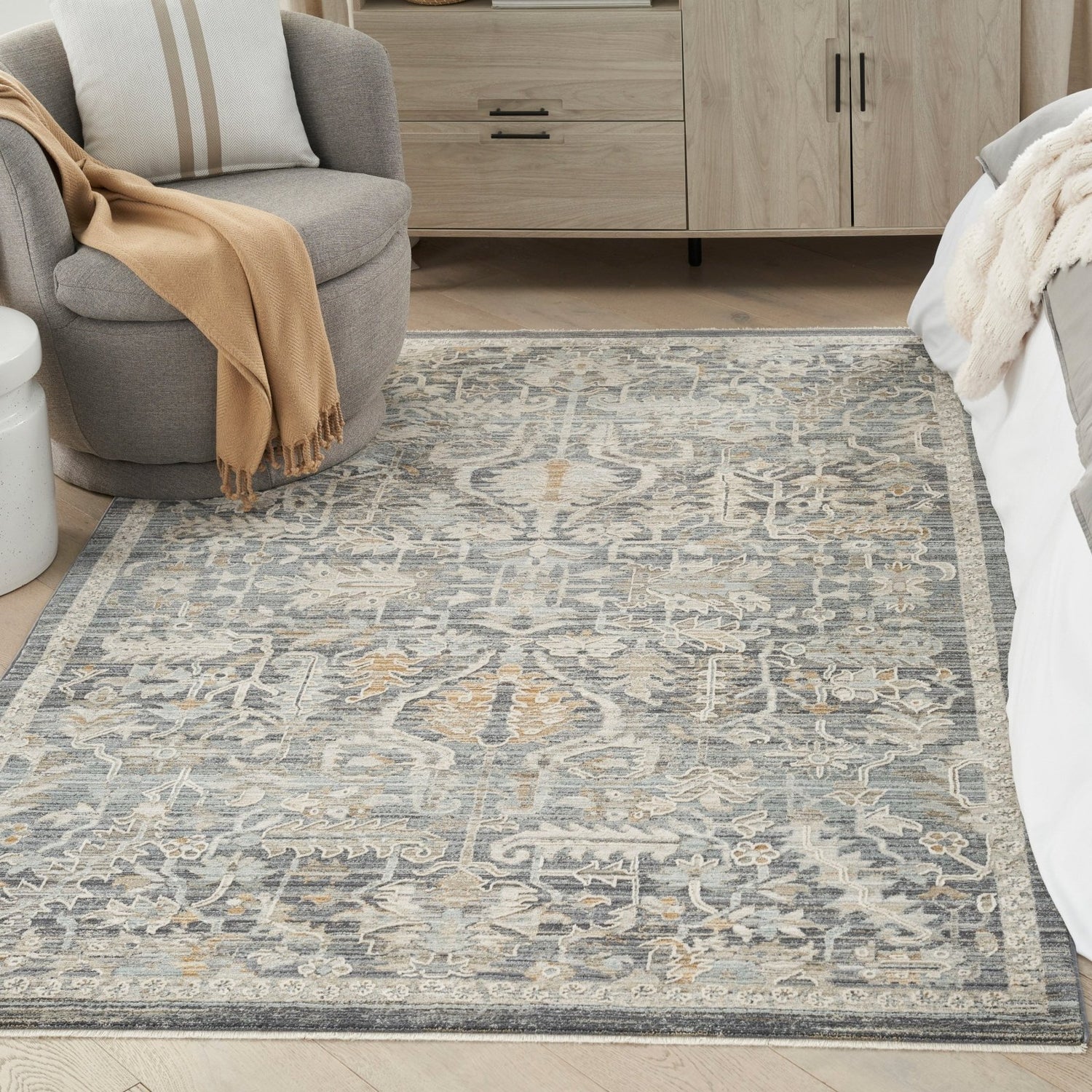 Nourison Lynx LNX02 Navy Rug - Love-Rugs