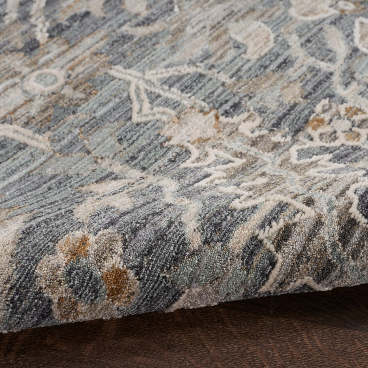 Nourison Lynx LNX02 Navy Runner Rug - Love-Rugs