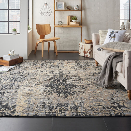 Nourison Majestic MST01 Black Rug - Love-Rugs alternate image