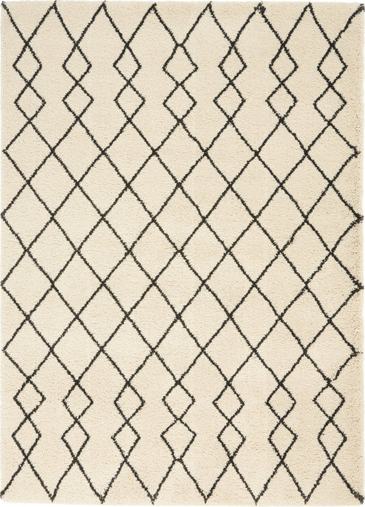Nourison Martil MAT01 Ivory Charcoal Rug - Love-Rugs