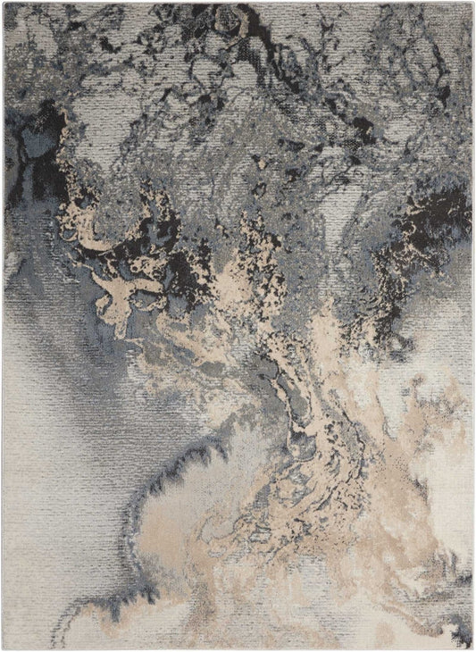 Nourison Maxell MAE08 Grey Rug - Love-Rugs
