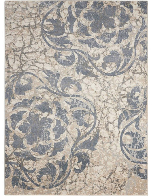 Nourison Maxell MAE10 IVBLU Rug - Love-Rugs