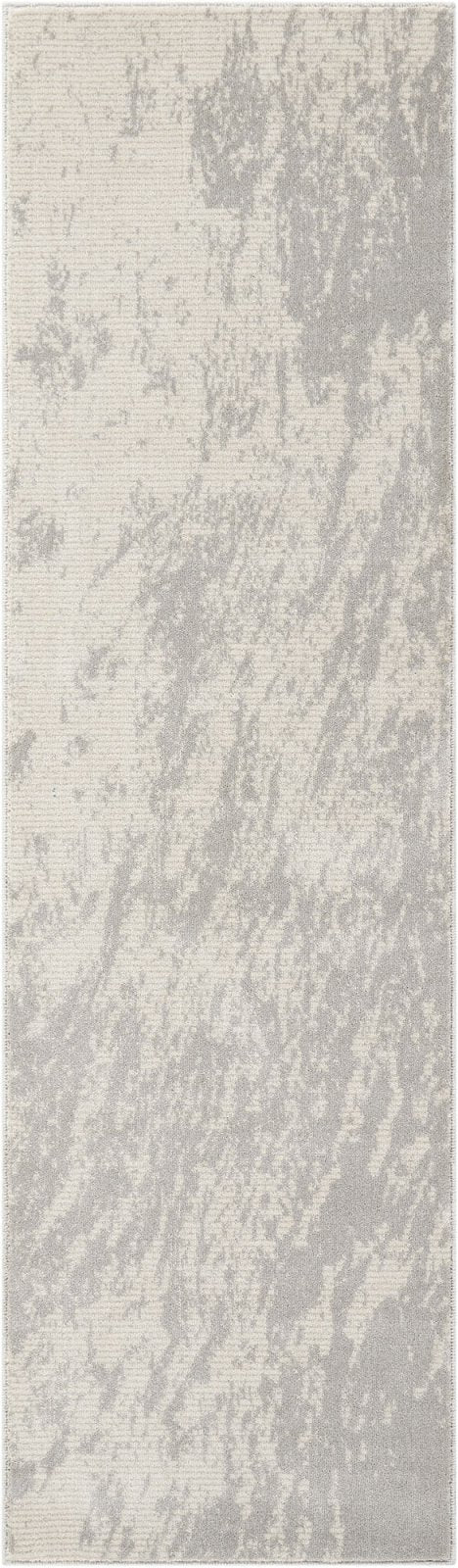 Nourison Maxell MAE12 Ivory Grey Runner Rug - Love-Rugs