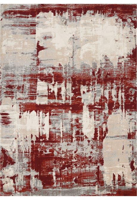 Nourison Maxell MAE14 Ivory Red Rug - Love-Rugs alternate image